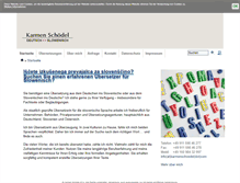 Tablet Screenshot of karmenschoedel.com